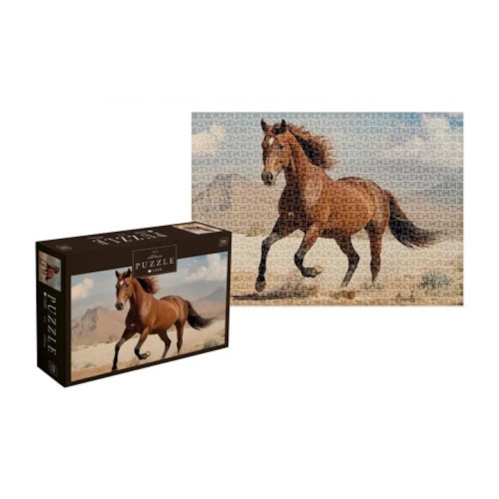 Puzzle 1000 Interdruk Cai Salbatici 2
