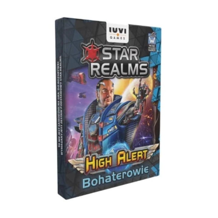 Star Realms: High Alert, IUVI Games, set cu 12 eroi, multicolor