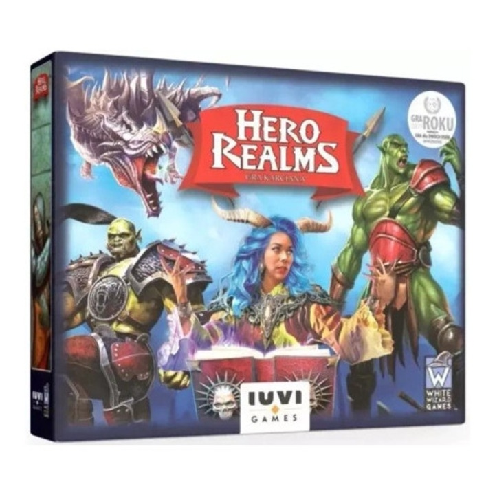 Hero Realms: Joc de carti, IUVI Games, 2-4 jucatori, 144 carti, set complet