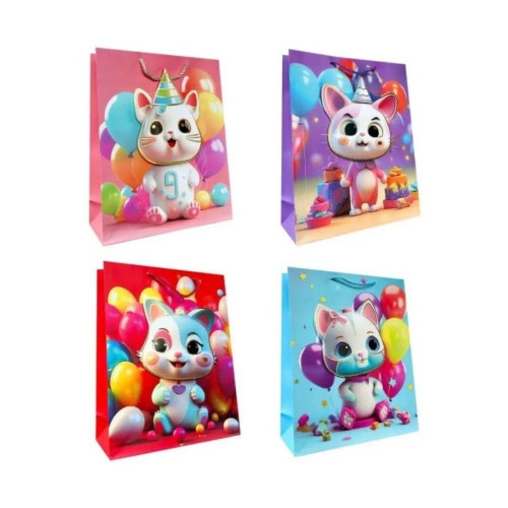 Torebka prezentowa copii, JU-PITER, mix modele, 18x23x10cm, 210g