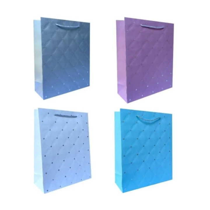 Toreba de cadou JU-PITER, set 12 bucati, mix modele, 18x23x10cm, 210g