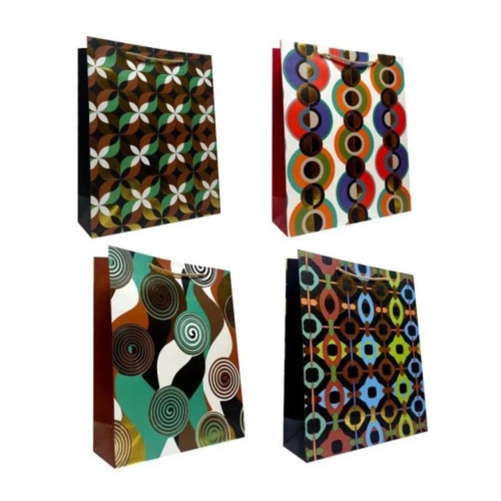 Toreba de cadou, JU-PITER, set 12 bucati, mix modele, 18x23x10cm, 210g