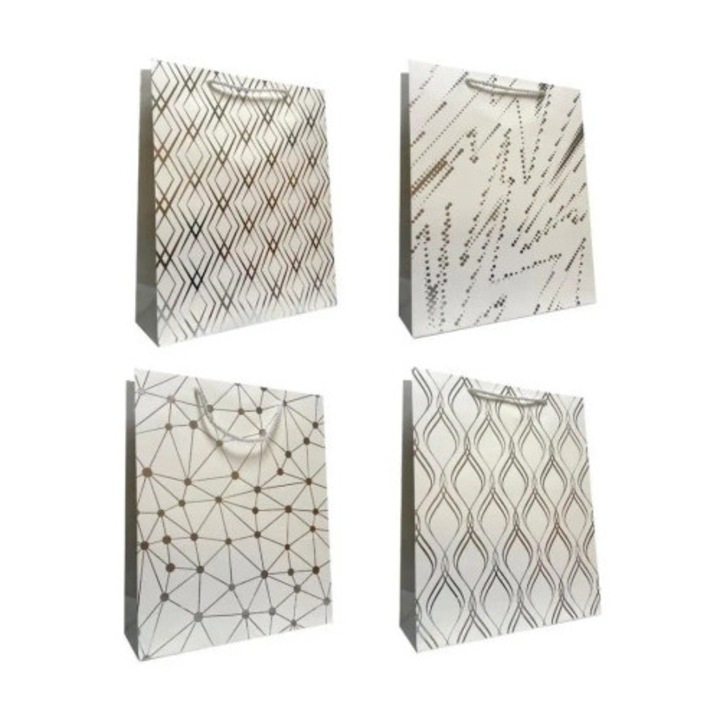 Toreba de cadou JU-PITER, set 12 bucati, mix modele, 18x23x10cm, 210g