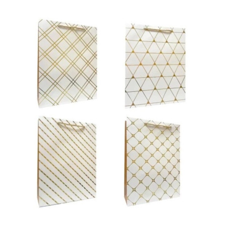 Toreba de cadou JU-PITER, set 12 bucati, mix modele, 18x23x10cm, 210g