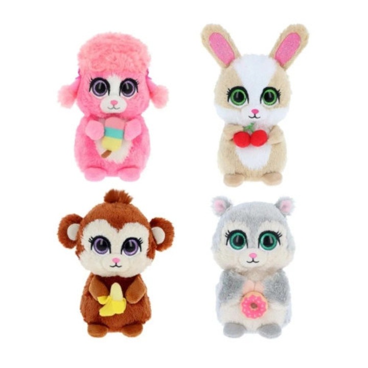 Jucarii de plus Motsu Charms 14cm, set mix de modele