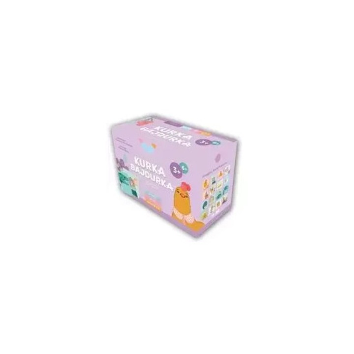 Joc de memorie Kurka Bajdurka, Kokino, 32 carti, 6x6 cm, pentru 3+ ani