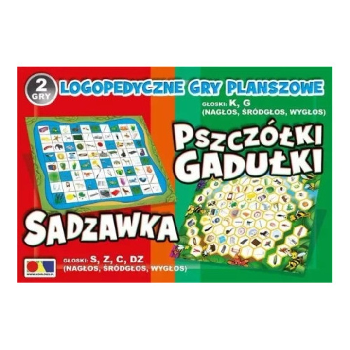 Set jocuri de societate Komlogo Sadzawka/Pszczolki Gadulki, 2-4 jucatori, multicolor