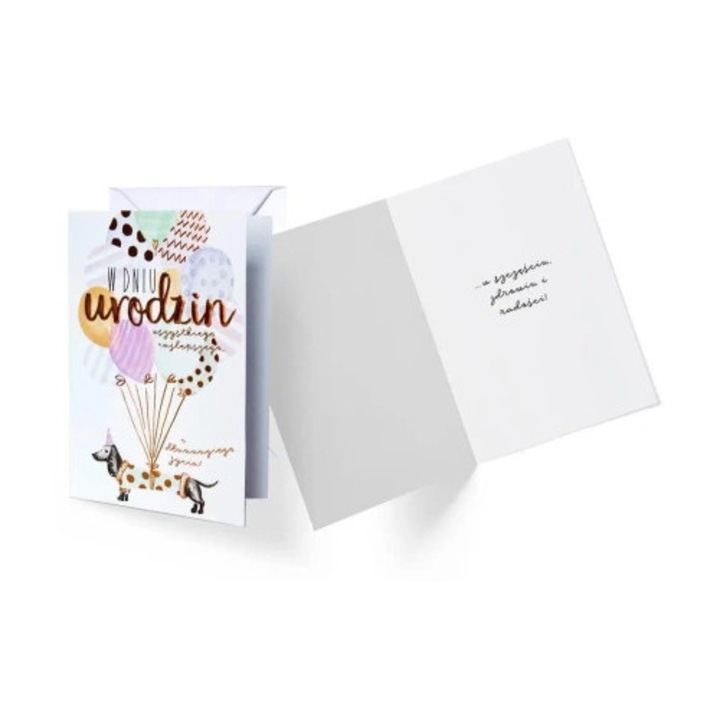 Felicitare B6 KUKARTKA, set, ilustratii amuzante, colorate, 16.6x11.7cm