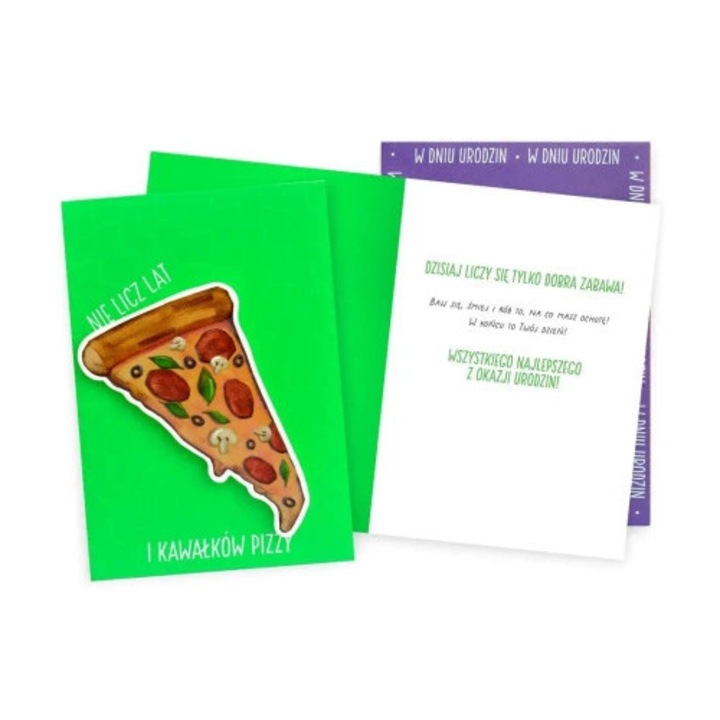 Felicitare B6 KUKARTKA, set cu plic, colorata, 16.6x11.7cm