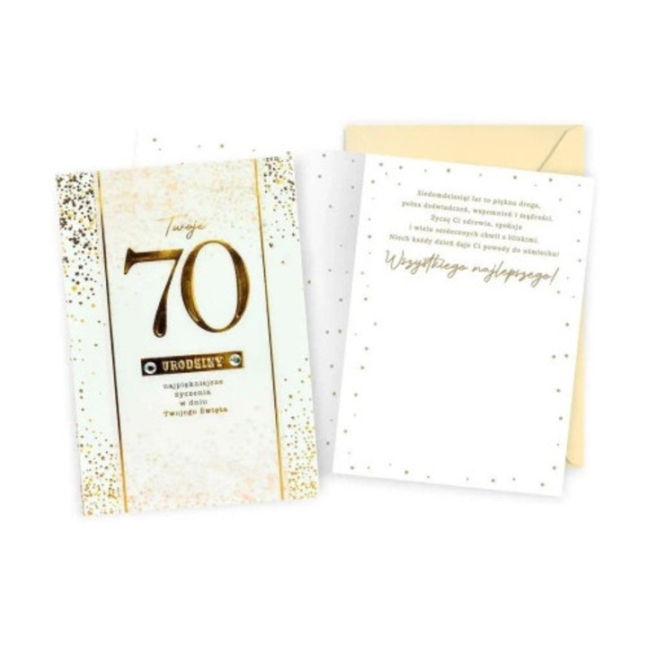 Felicitare B6 KUKARTKA, set cu plic, colorat, 16.6x11.7cm, ocazie: Urodziny