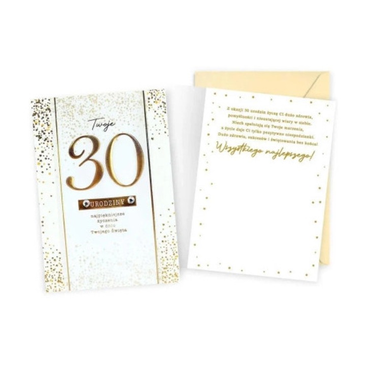 Felicitare B6 KUKARTKA, set cu plic, colorata, 16.6x11.7cm, ocazie: Urodziny