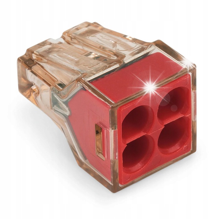 Szybkozlaczka 4x 1,5-4mm2 transparenta, 400V, 32A, set 100 bucati