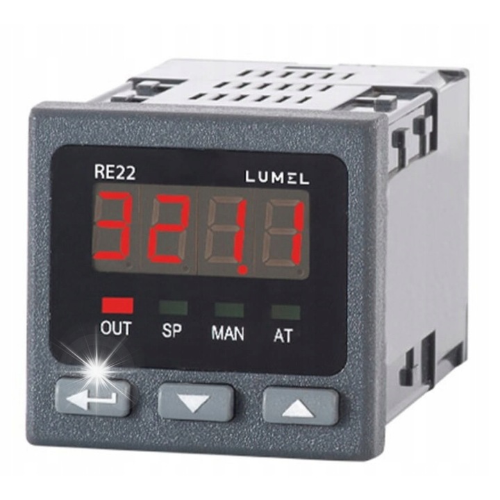 Regulator temperatura 230V AC, LUMEL, RE22 11100M0, universal, fara atestat