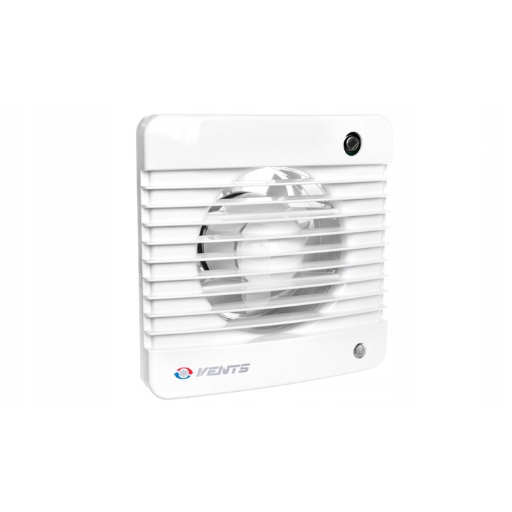 Ventilator axial 100mm, 14W, cu senzor de miscare si temporizator, 160x160x90mm, alb