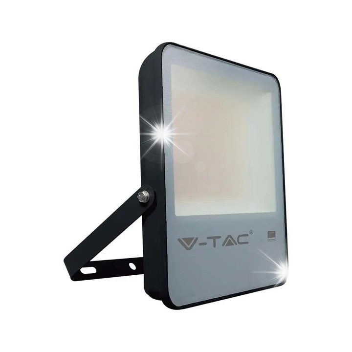 Proiector LED V-TAC 50W 6850lm 6400K IP65 negru 197.5x46x241.5mm