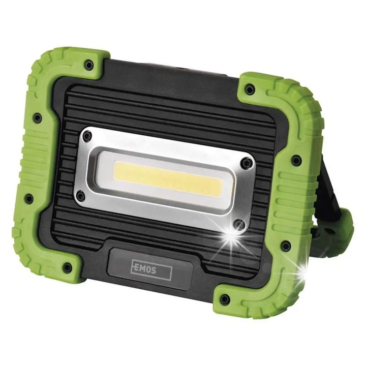 Proiector LED portabil 5W 600lm, EMOS P4534, negru, 170x125x45mm