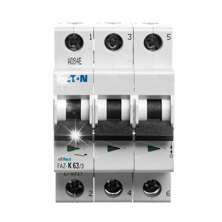 Siguranta electrica 3P K 63A 15kA AC, 400V, 3 module, IP20