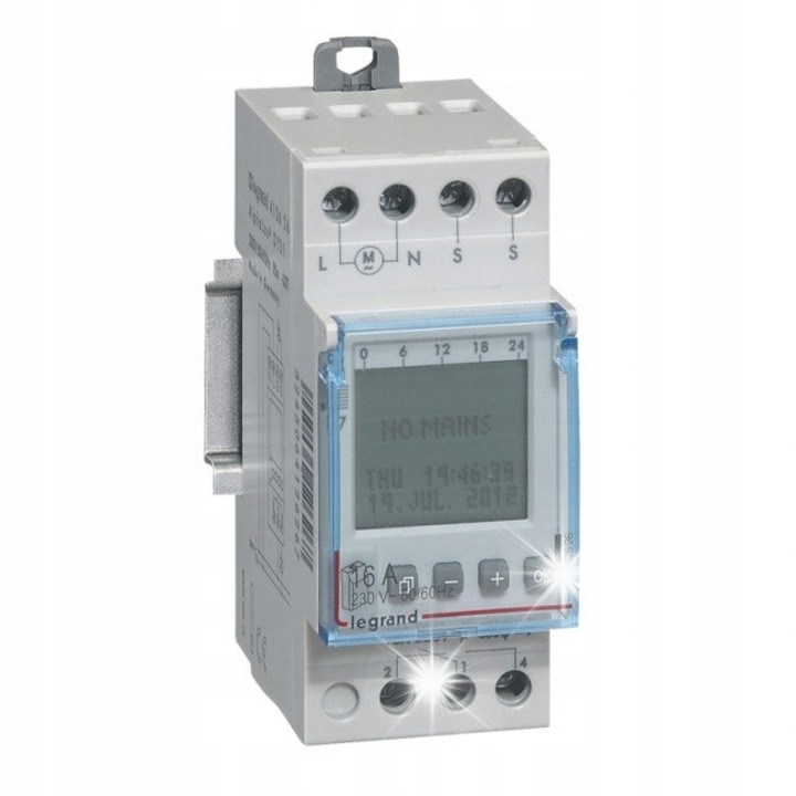 Intrerupator crepuscular programabil 16A 250V 2000W/VA IP65 412626
