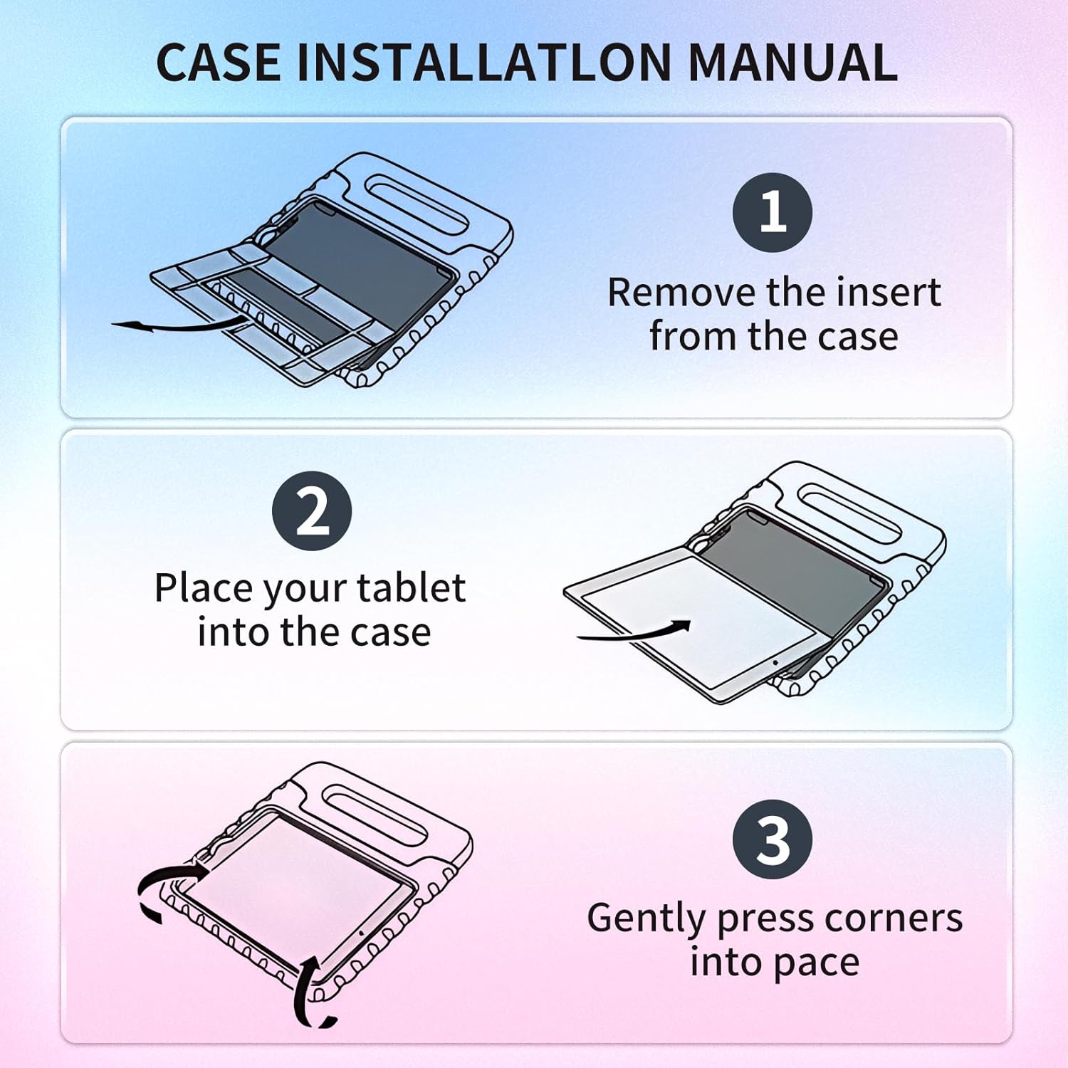 Husa Lotusif pentru iPad 11th A16 / 10th Gen 2025 & 2022, Carcasa EVA Rezistenta pentru Copii cu Suport si Maner, Compatibila cu Creion, Protectie Superioara, Violet