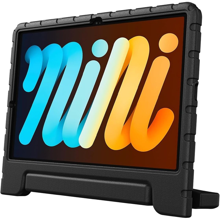 Lótusz tok Samsung Galaxy Tab S10 Plus / S9 FE Plus / S9 Plus 12.4 hüvelyk 2024/2023, Gyerek tok állvánnyal és fogantyúval, ceruzával kompatibilis, kiváló védelem, fekete