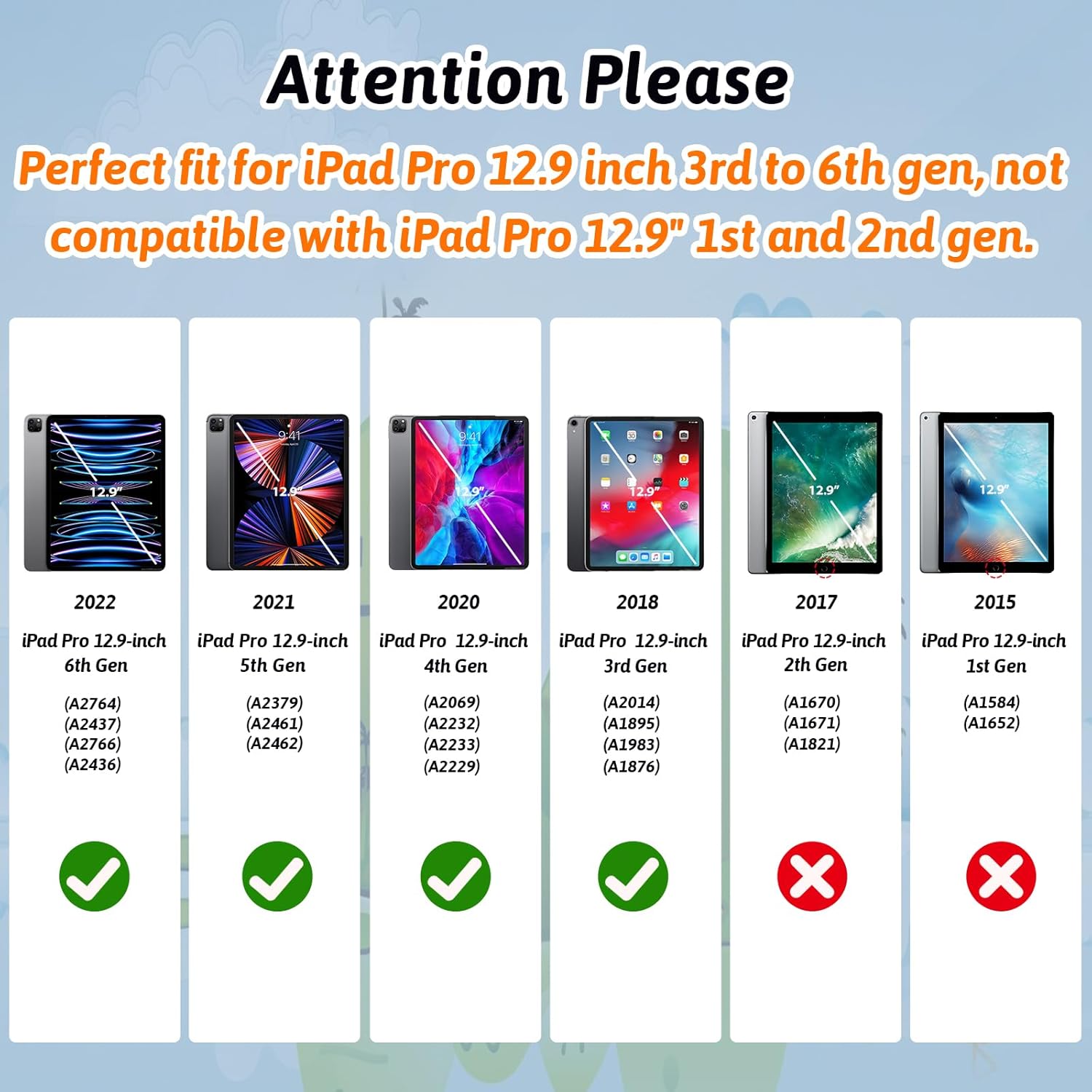 Husa Lotusif pentru iPad Pro 12.9 inch Gen 3/4/5/6, Carcasa EVA Rezistenta pentru Copii cu Suport si Maner, Compatibila cu iPad Pro 12.9 2022/2021/2020/2018, Suport pentru Creion, Roz Aprins