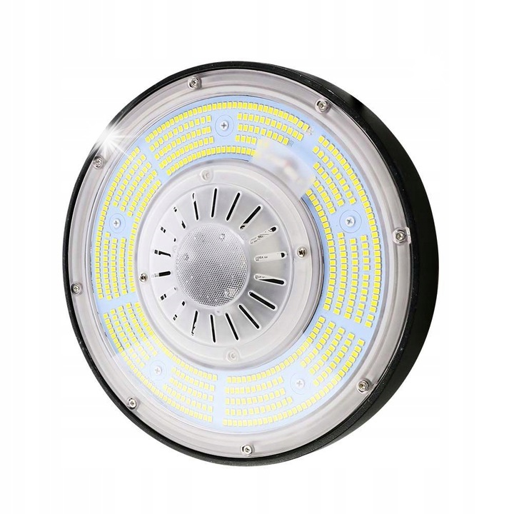 Corpuri iluminat comercial, V-TAC, Oprarea LED HighBay 100W, 18500lm, IP65, negru, 233x161mm