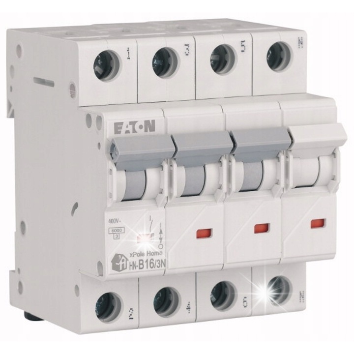 Siguranta electrica B16A 3P+N 6kA EATON xPole Home, 4 module, IP20, 44x70x90mm