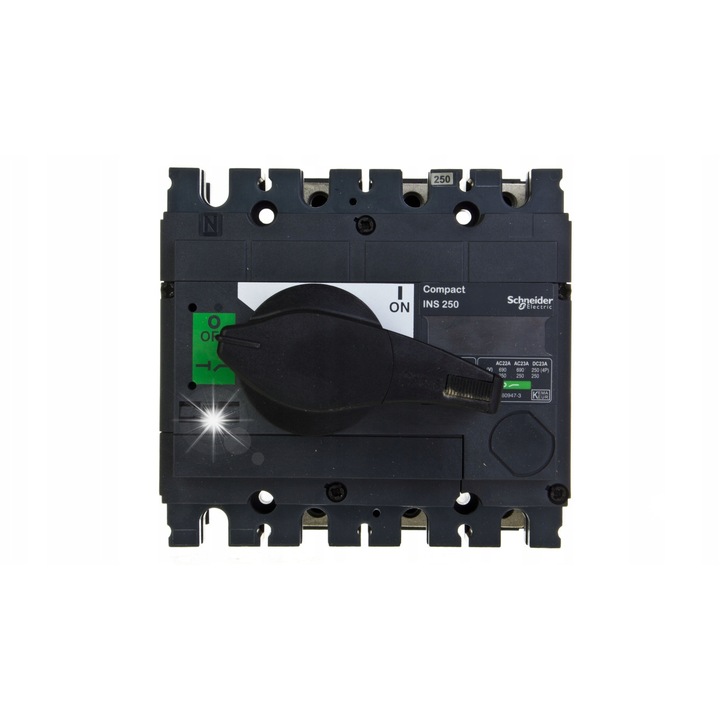 Dispozitiv de deconectare 3P 250A INS250, 20kA, IP40, 690V