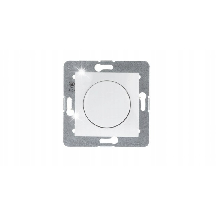 CARLA forgó variátor 40-400VA 250V fehér, vékony beépítésű, műanyag