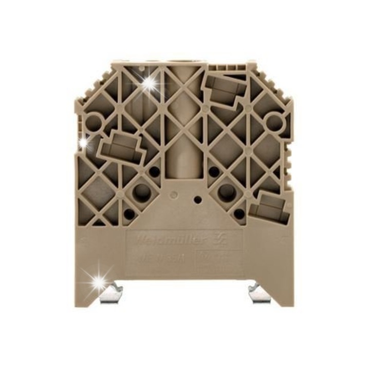 Trzymacz blocare finala 35/1, 62.5x12x56mm, bej, set 50 bucati