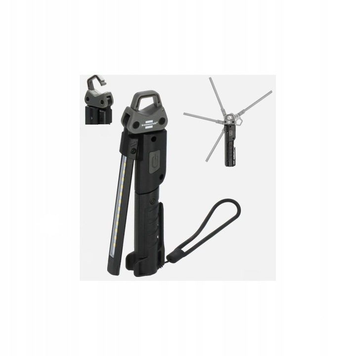 Lampa de lucru LED HL 400 AC, 400lm, 100lm, 200lm, neagra, set cu cablu de incarcare USB