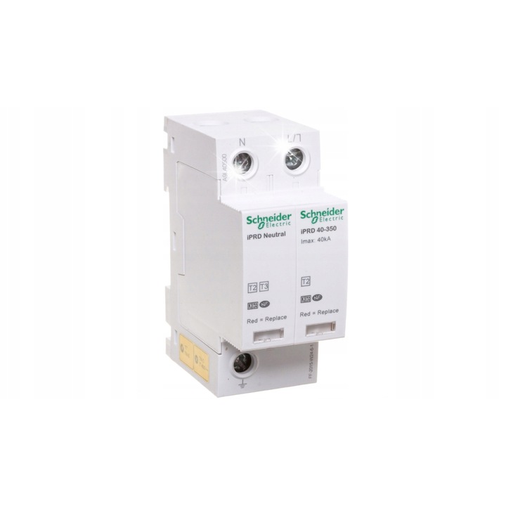 Ограничител на пренапрежение C Тип 2 1P+N 40kA, 350V, Schneider, 2 модула