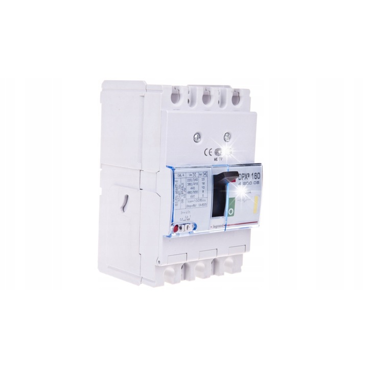 Dispozitiv de protectie electrica 3P 100A 16kA, Legrand, IP2X, montaj pe sina DIN, cod 420005