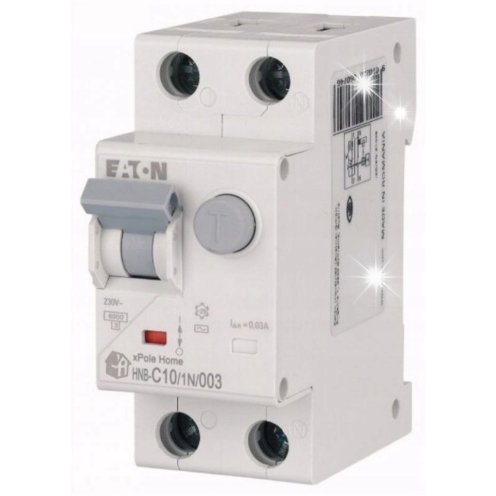 Dispozitiv de protectie 2P 20A 30mA AC, Eaton