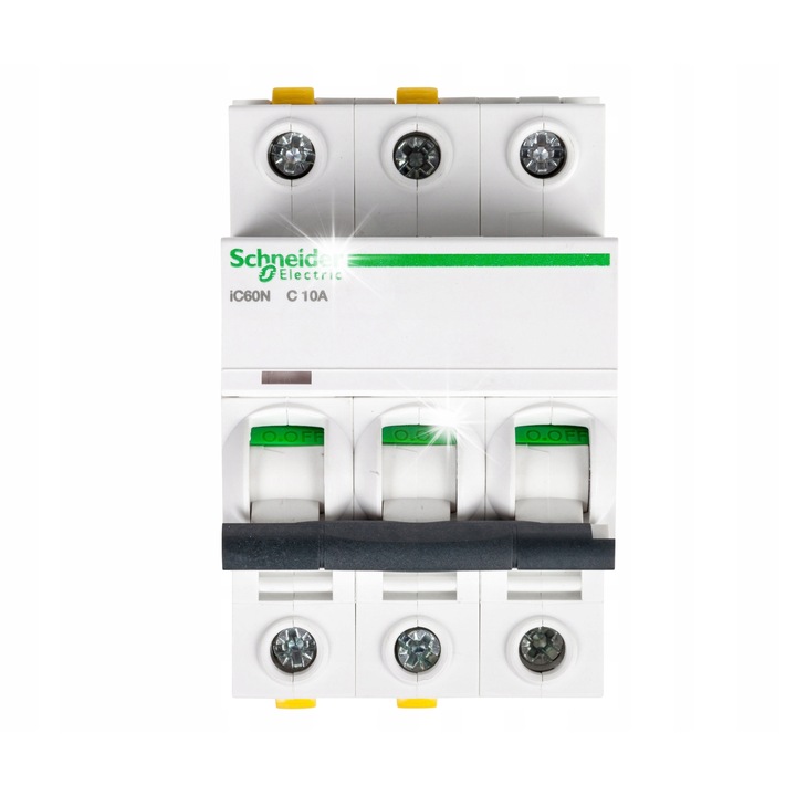 Schneider Acti9 Wylacznik nadpradowy iC60N, 10A, 3 poli, 230V, 6 module
