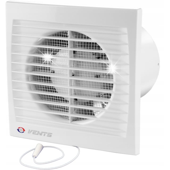Ventilator axial 100mm, 14W, 95m3/h, montaj perete/tavan, 150x150x108mm