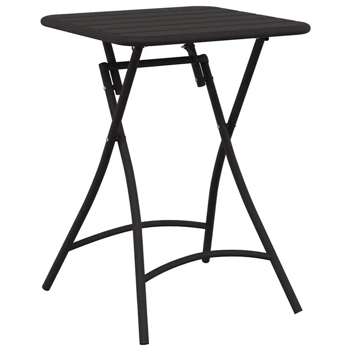 vidaXL Bisztróasztal Antracit 55 x 55 x 72, 5 cm Porfestett acél 42002948
