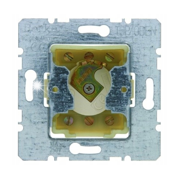 Intrerupator 10A 250V, montaj subtire, fara iluminare, mecanism 382610