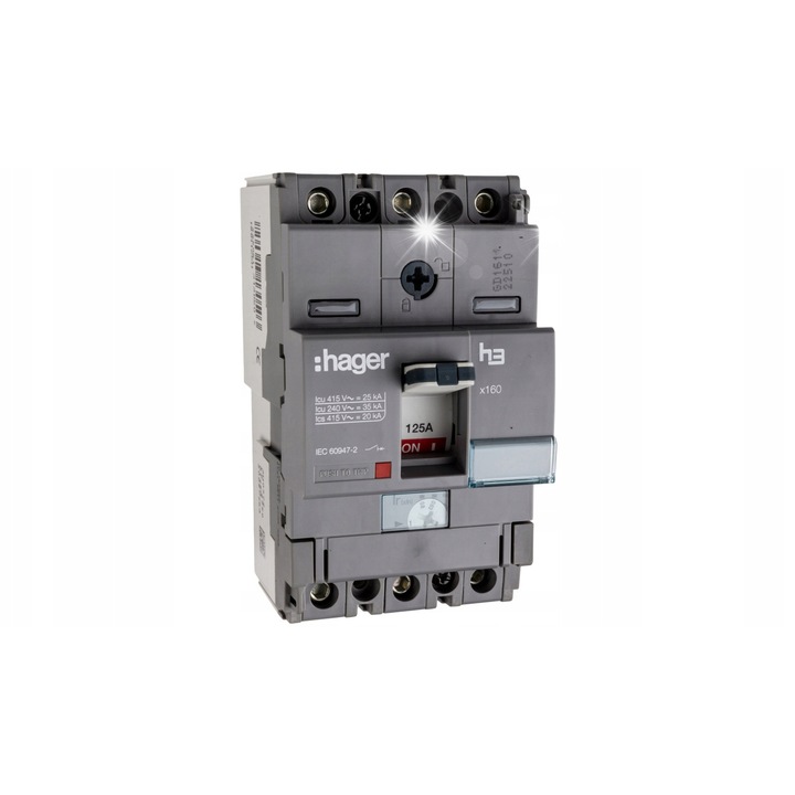 Dispozitiv de comutare 125A 3P 25kA HHA125H, IP20, montare fixa