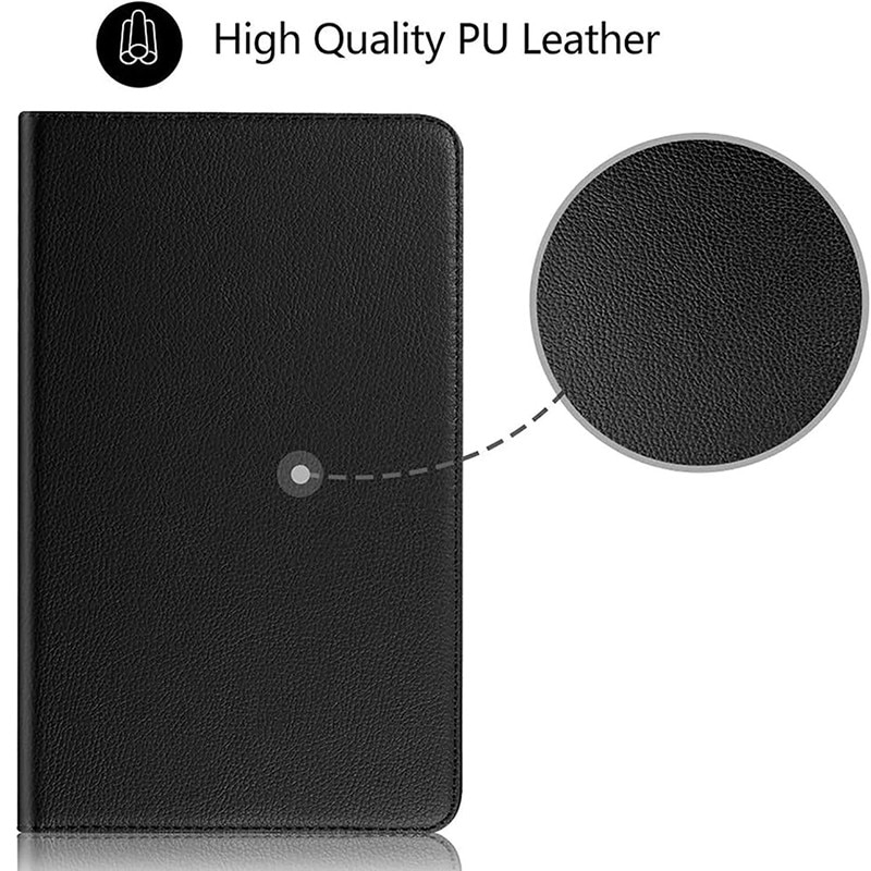 Carcasa pentru tableta, suport pivotant, 360°, protectie completa, pentru Samsung Galaxy Tab A9 8.7 -Negru
