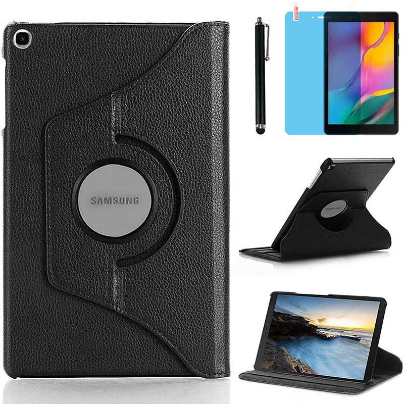 Carcasa pentru tableta, suport pivotant, 360°, protectie completa, pentru Samsung Galaxy Tab A9 8.7 -Negru