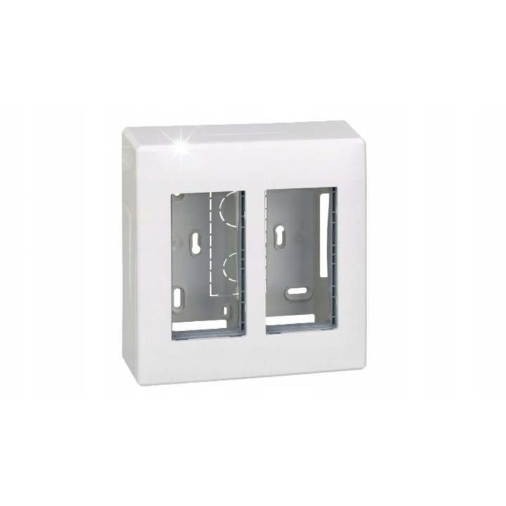 Carcasa S.Connect 2-module 4xK45, IP40, 167x160x59mm, alb