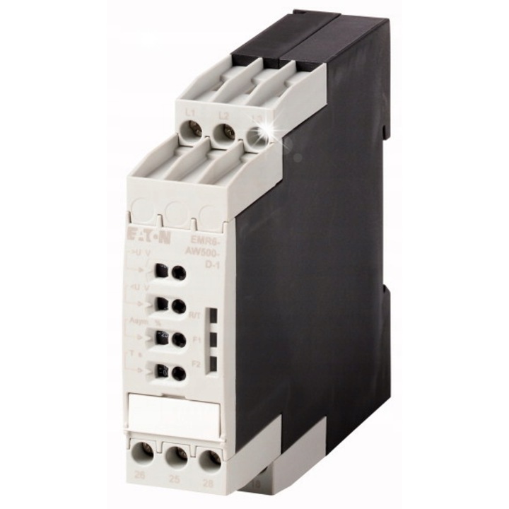 Releu de control faze 2P 300-500VAC, 0.1-30s, 78x100x22.5mm