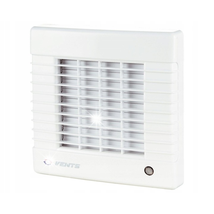 Ventilator de baie VENTS 100 MATH, 18W, 98 m3/h, automatizare, 100mm