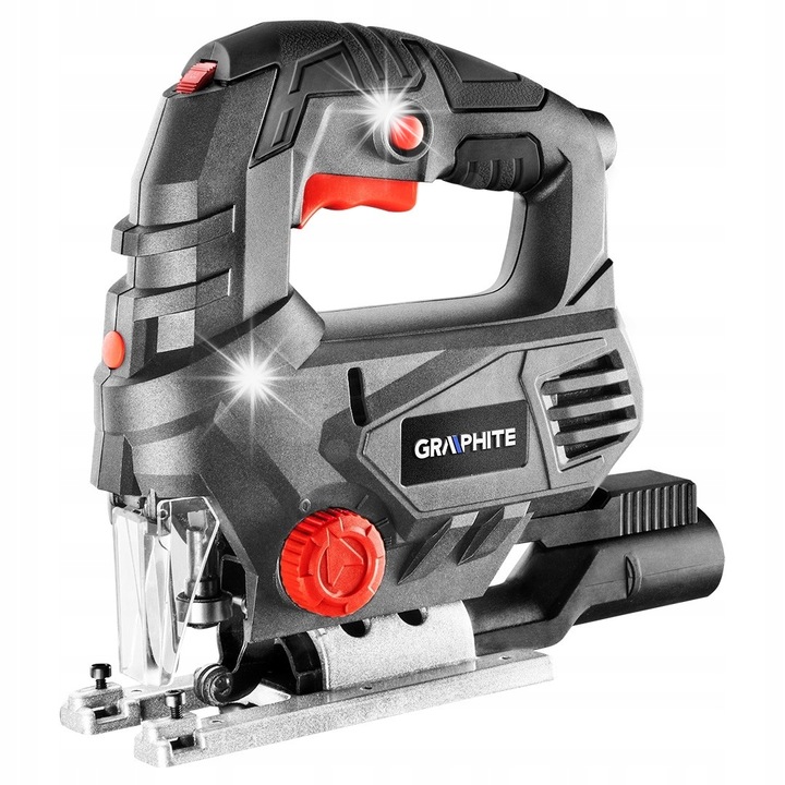 Fierastraie electrica, 800W, Graphite 58G077, 80mm taiere lemn, 10mm taiere metal, set complet