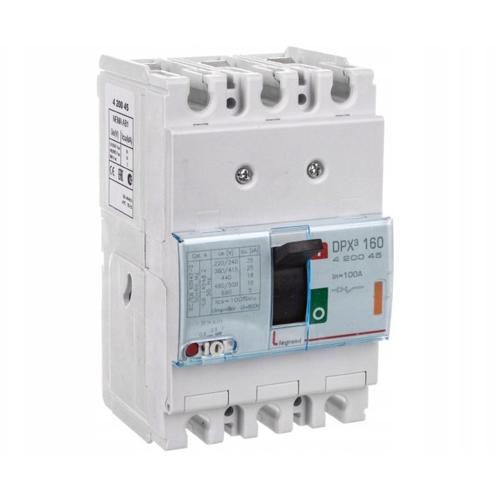 Disjunctoare electrice 100A 3P 25kA DPX3 160, Legrand, montare fixa, cu ...