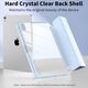 Husa Trifold Magnetica pentru Apple iPad (A16) 11-inch (2025) / 10.9" (2022), Smart Cover, Suport Stylus - Ice Blue