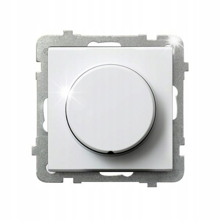 Dimmer SONATA, alb, 40-400W, 230V, 84x50x84mm