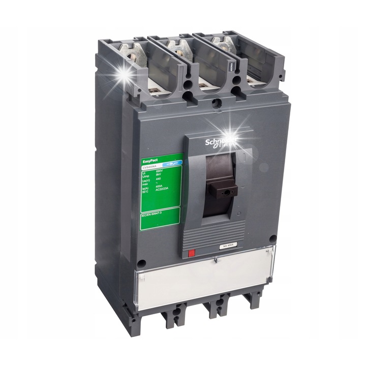 Dispozitiv de protectie electrica EasyPact CVS, 50kA, 400A, 3P, rozlacznik, 255x140x110mm, 4.7kg