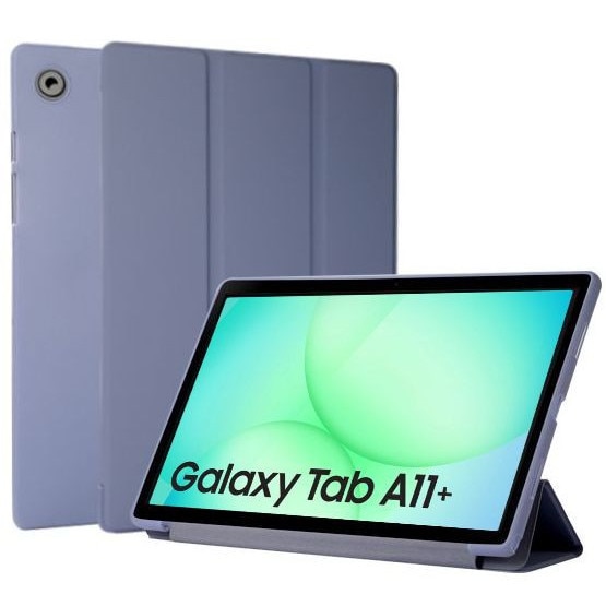 Husa pentru Samsung Galaxy Tab A11 Plus, 11", Silicon TPU, Ultra Slim Smart Cover – Lavanda